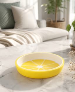 Lemon Slice Tray - Cheerful Summer Home Decor 3d model