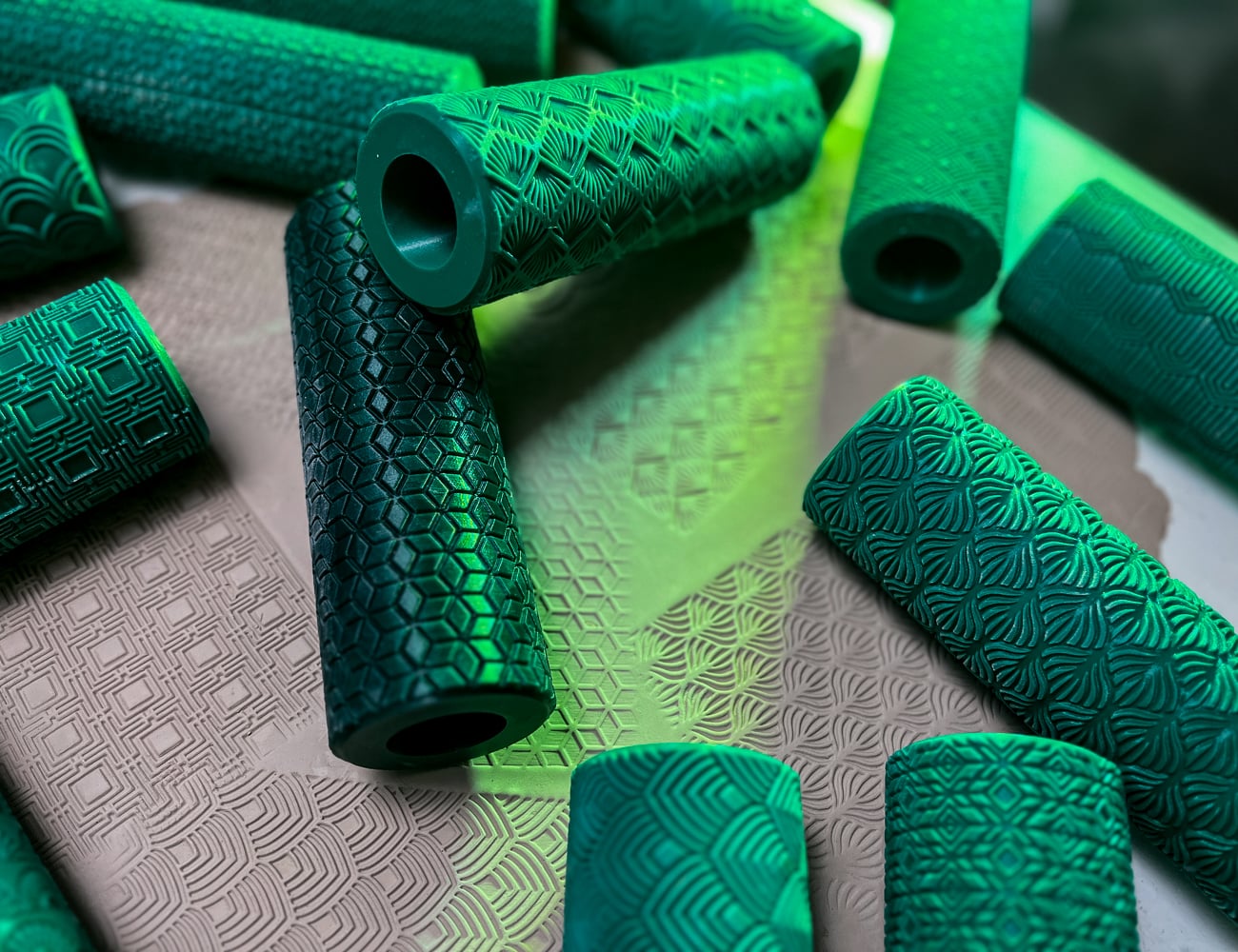 Texture Rollers โ Art Deco Wide Patterns 3d model