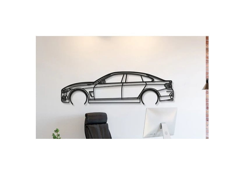 BMW - F36 4 Gran Coupé 2019 Wall Art 3d model