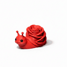 ROSE SNAIL / PERFECT LITTLE GIFT FOR VALENTINES DAY / CUTE HOMEDECOR / MOTHERSDAY GIFT 3d model