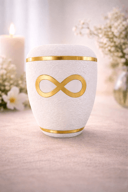 Harmonia Infinity Edition – Designer Urn with Infinity Symbol 3d model