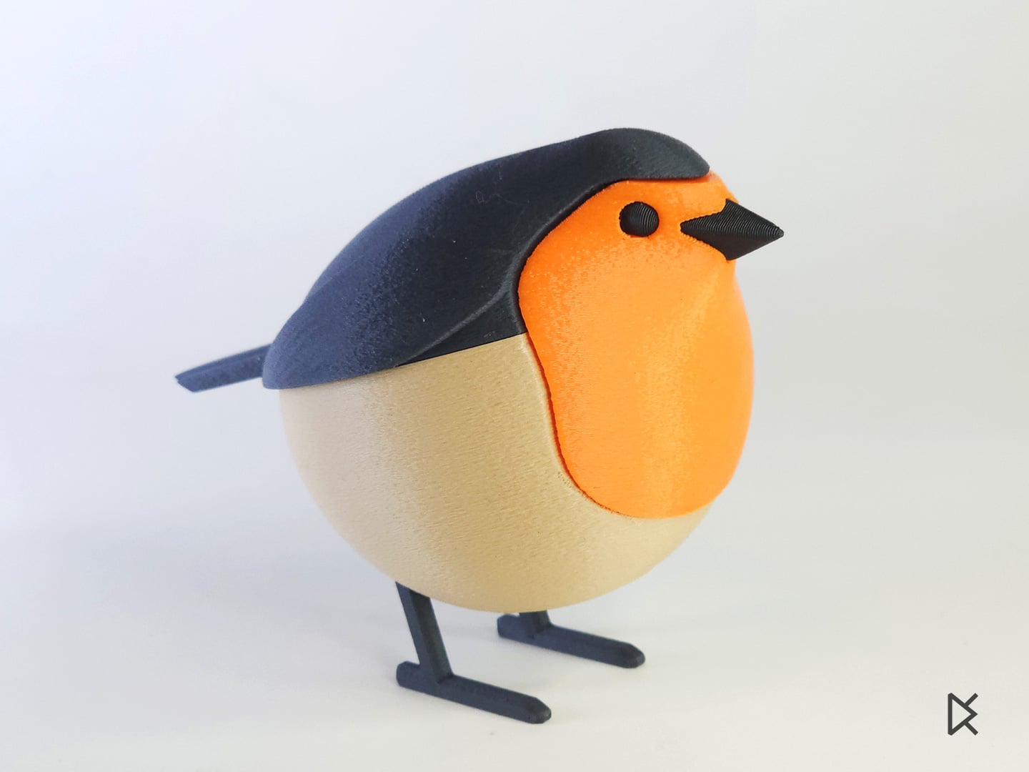 Fluffy Birds - Robin 3d model