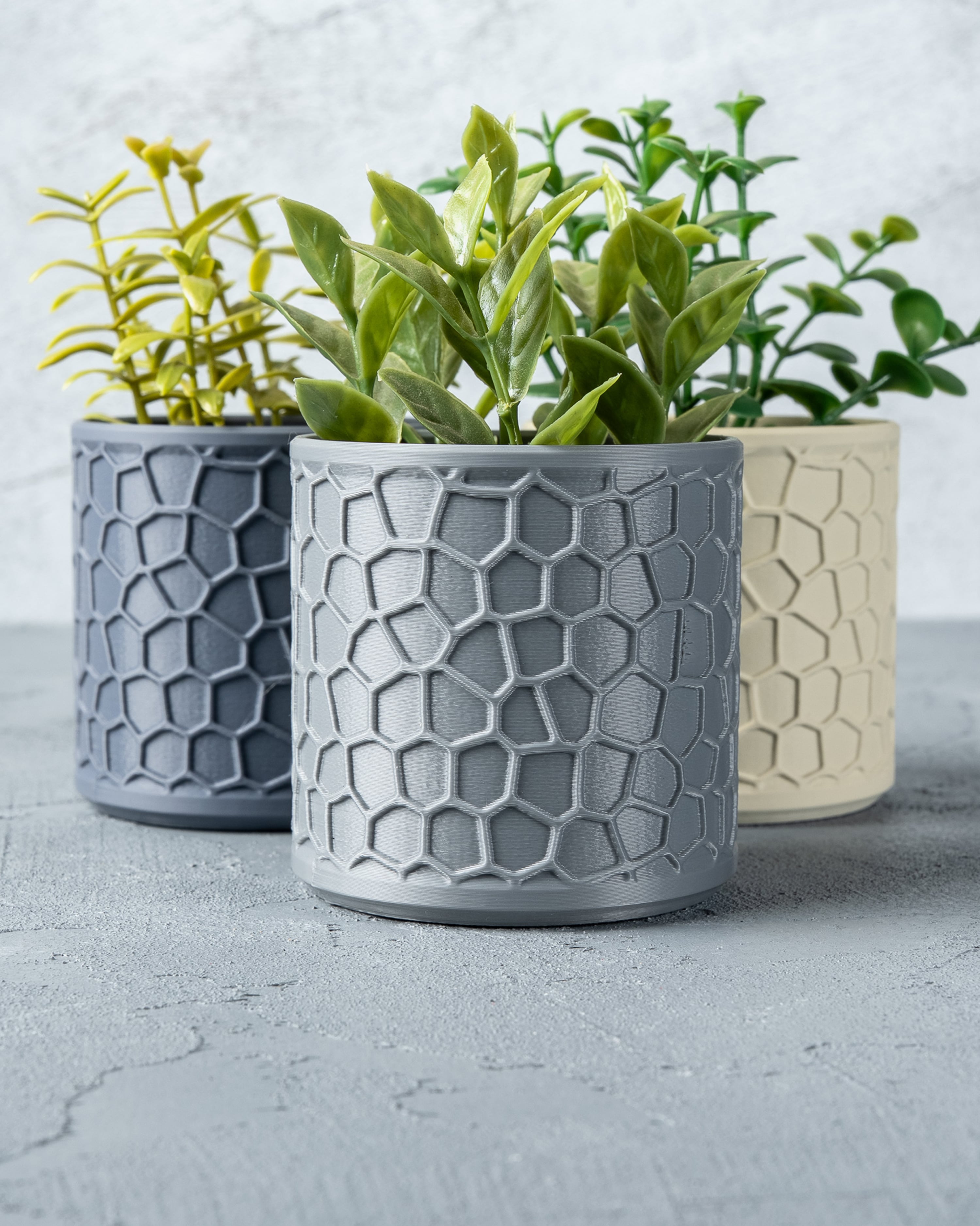 Honeycomb Planter 3d model