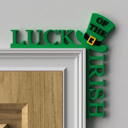 Luck of the Irish Door Topper (St. Patrick's Day) 3d model
