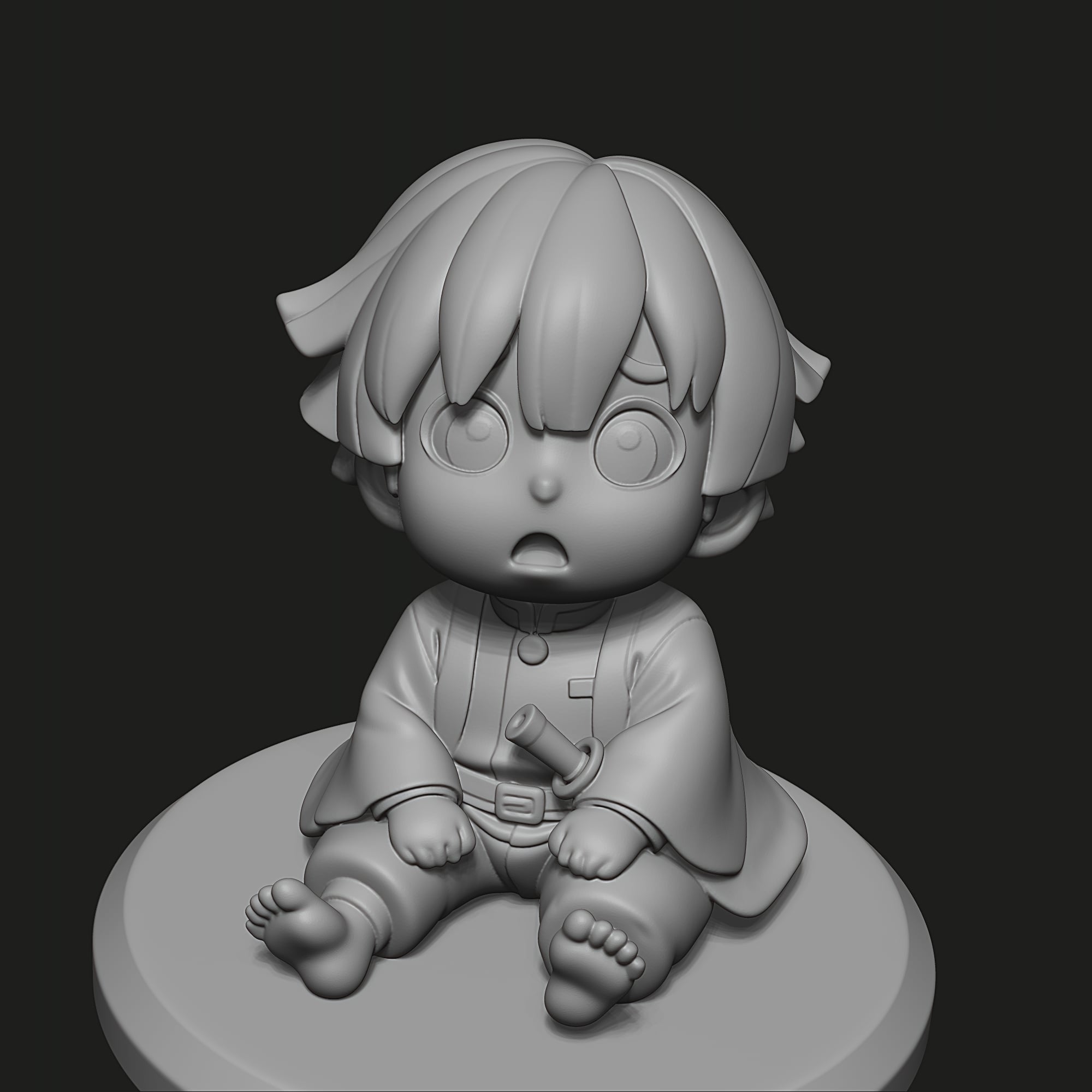 Chibi Demon Slayer 3D Collection 3d model