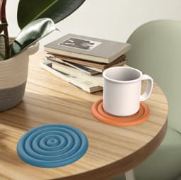 Minimalistic Circle Coaster, Modern Nordic Style, Modern Deco Crafty, Special Gift, for Coffee Lover 3d model