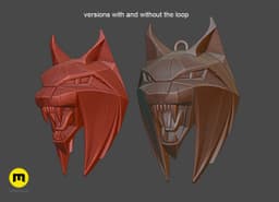 Witcher 4 Lynx Pendant 3d model
