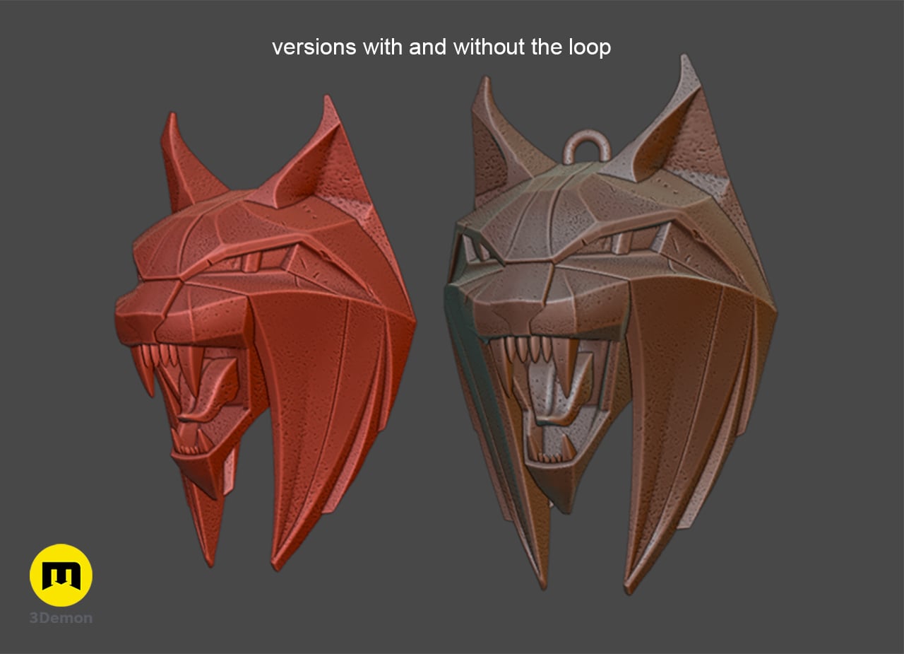 Witcher 4 Lynx Pendant 3d model