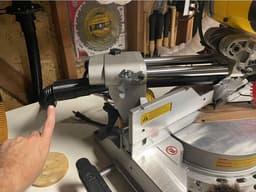 DeWalt DWS779 Miter Saw to 1.625" (1⅝") threaded hose fitting 3d model