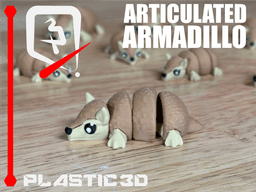 Articulated Armadillo- The Rolling Bastion 3d model