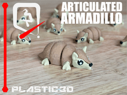 Articulated Armadillo- The Rolling Bastion 3d model