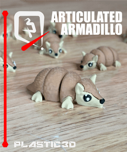 Articulated Armadillo- The Rolling Bastion 3d model