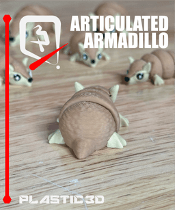 Articulated Armadillo- The Rolling Bastion 3d model