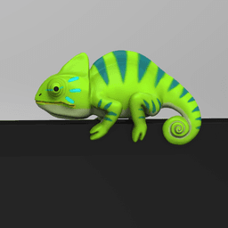 Chameleon for Monitor Climb 3d model