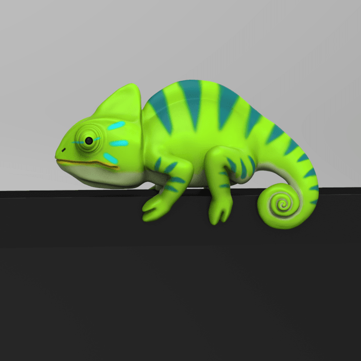 Chameleon for Monitor Climb 3d model