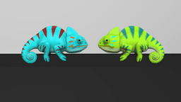 Chameleon for Monitor Climb 3d model