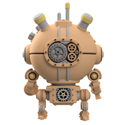 UWU Steam Force Clink 3D Printable Miniature for Tabletop Wargames 3d model