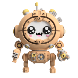 UWU Steam Force Clink 3D Printable Miniature for Tabletop Wargames 3d model