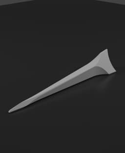 Triangular Golf Tee V2 3d model