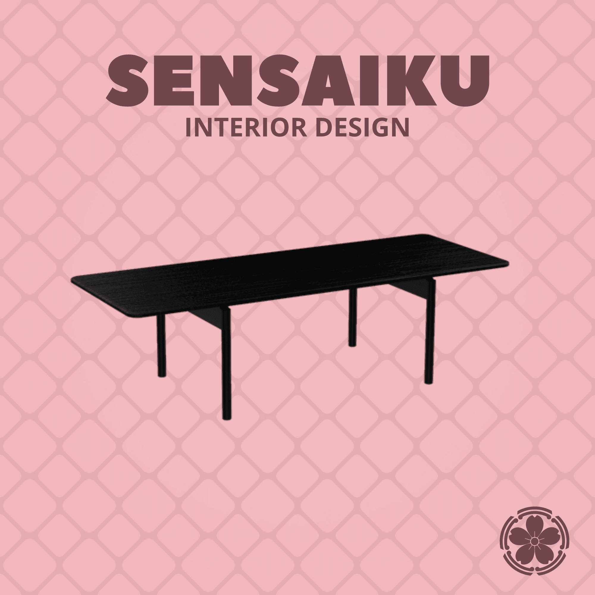 Miniature Replica 1:12 Cecilie Manz 01. Post Table 265 cm for Miniature Dollhouse - 3D Print Instan 3d model