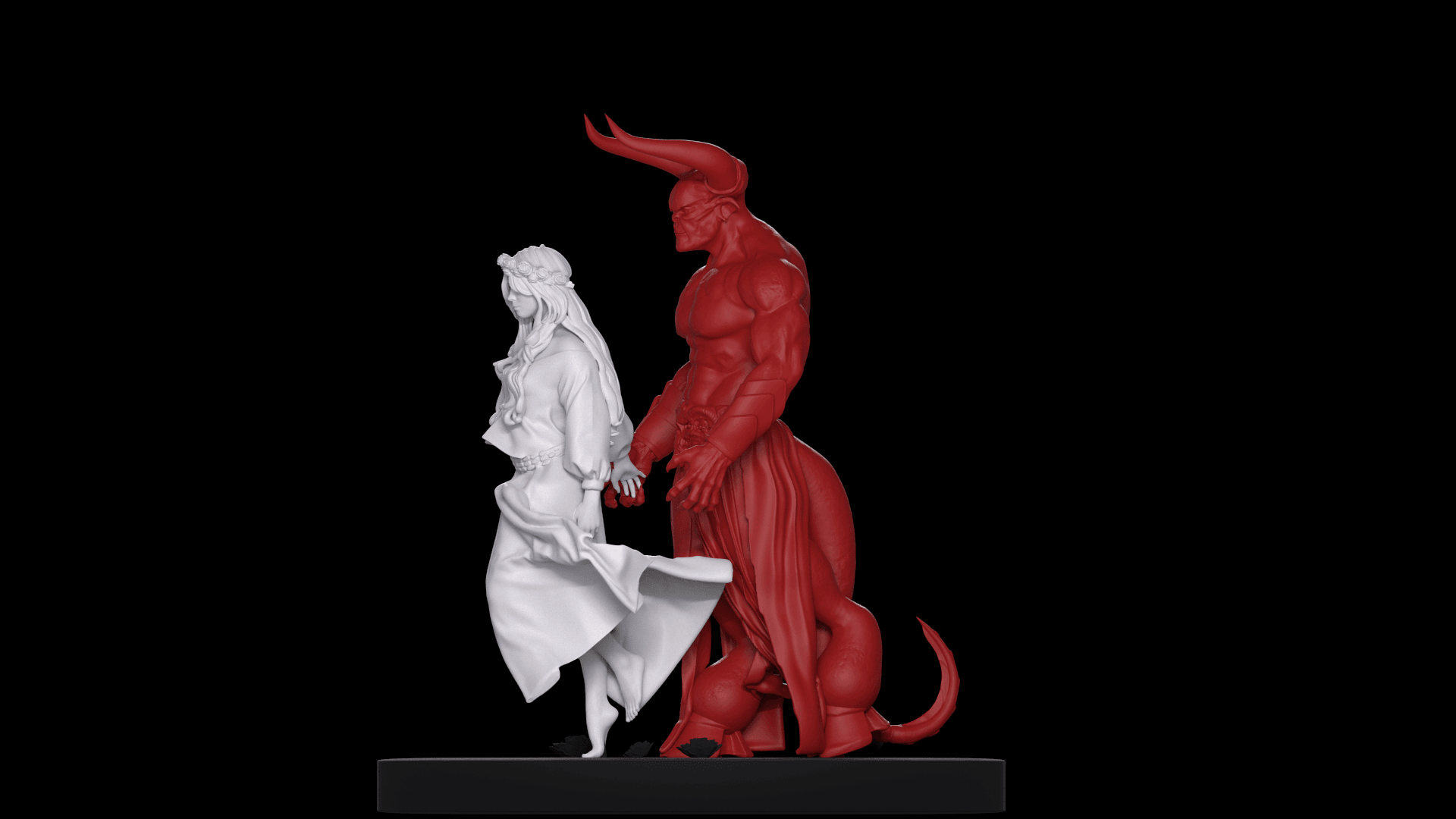 Submitting to Purity - The Fallen and the Divine 3d model