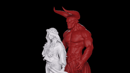 Submitting to Purity - The Fallen and the Divine 3d model