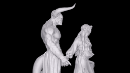 Submitting to Purity - The Fallen and the Divine 3d model