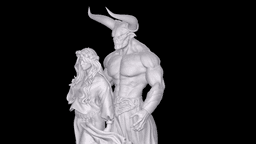 Submitting to Purity - The Fallen and the Divine 3d model