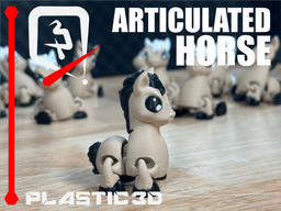 Articulated Horse — The Sleek Stallion 3d model