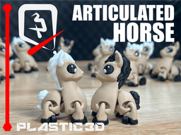 Articulated Horse — The Sleek Stallion 3d model