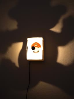 Super Mario Shadow Box Lamp 3d model