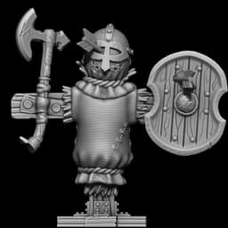 Viking Training Target Dummy 3d model