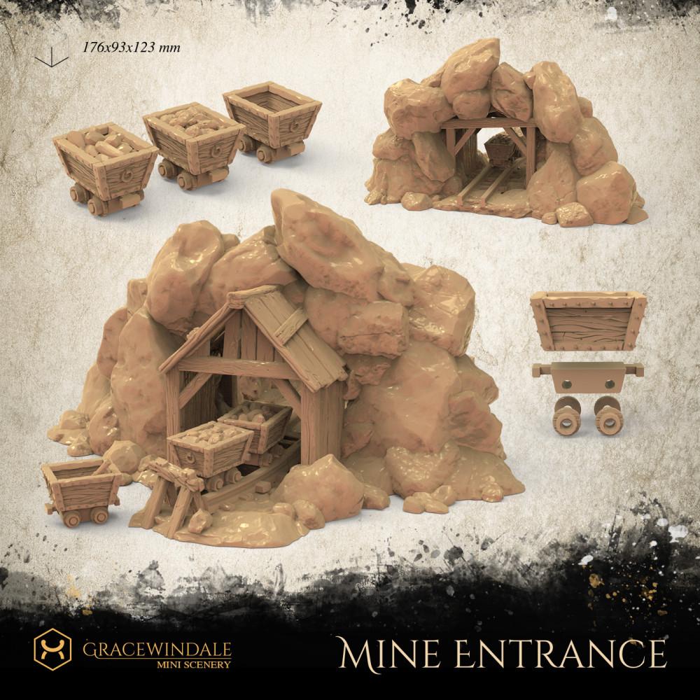 Mine Entrance 3d model