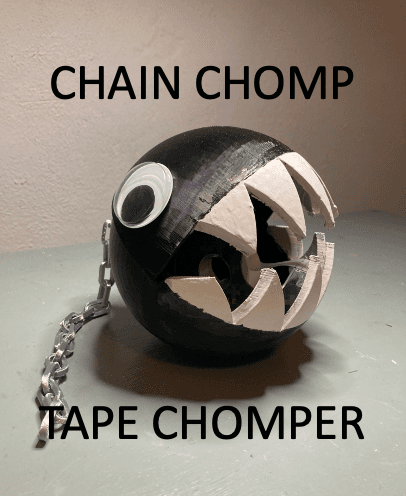 Chain Chomp Tape Chomper #FunctionalArt 3d model