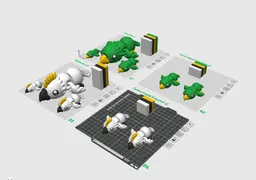Cute Flexi Parrot + Cute Flexi Maker Access 3d model