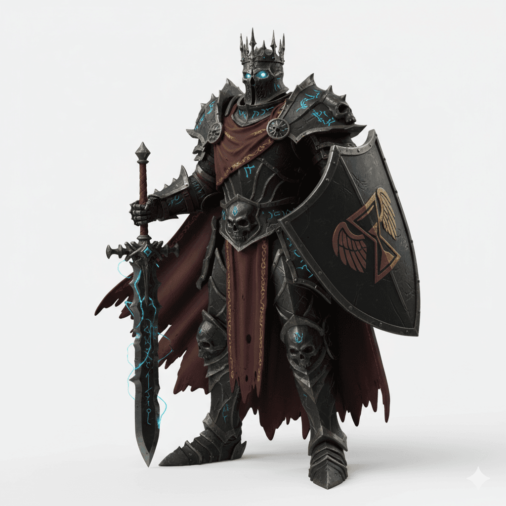 Tomb Keeper Gothic Knight Warrior 3d model