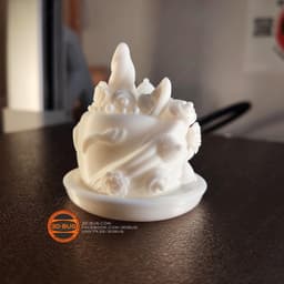 Cake in unicorn style 3d model
