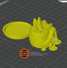 Cake in unicorn style 3d model