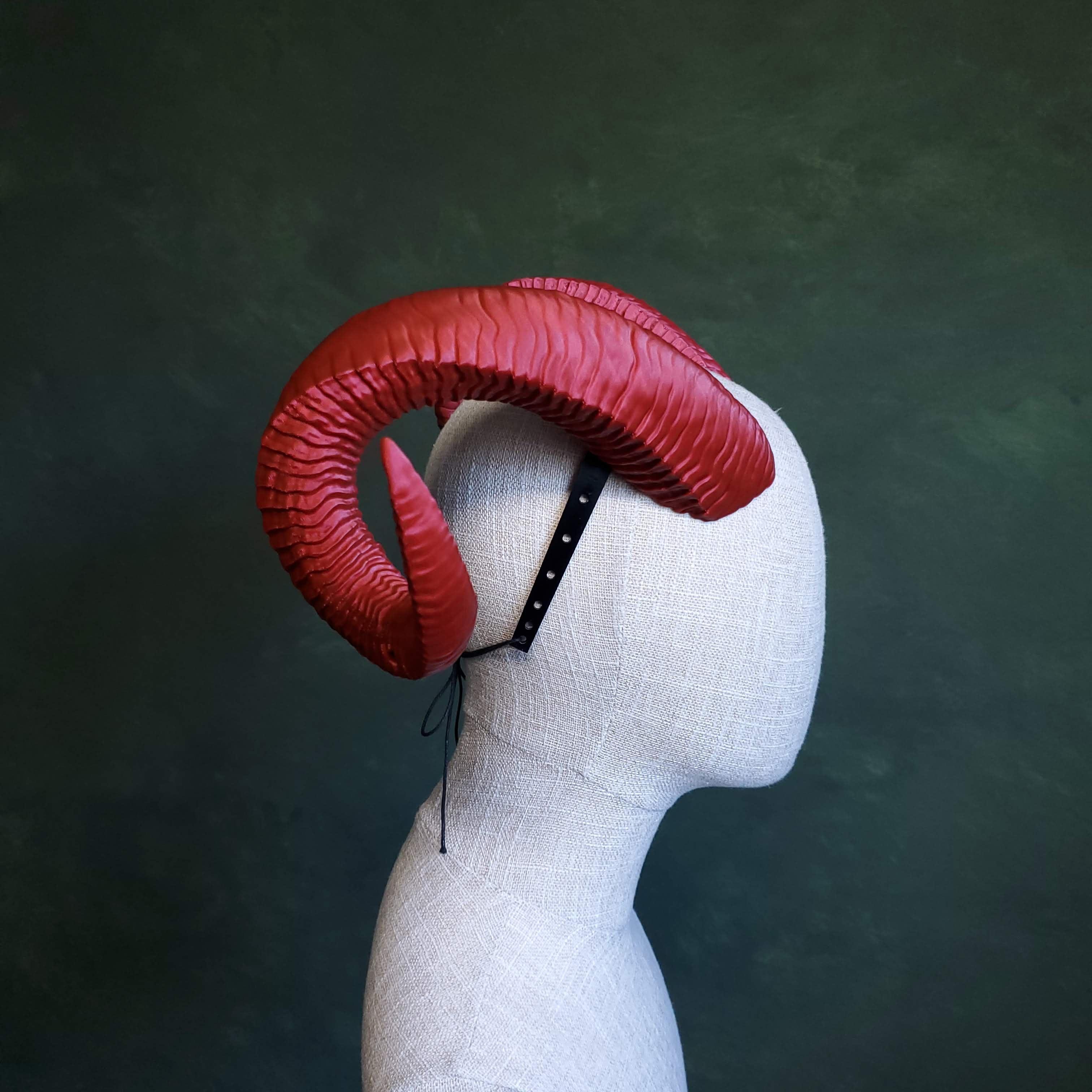 Ruby | Tiefling Costume Horns 3d model