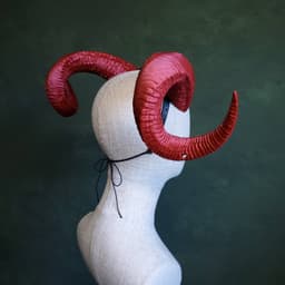 Ruby | Tiefling Costume Horns 3d model