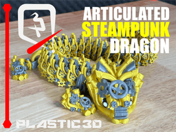 Steampunk Dragon Elder — The Seamless Clockwork Legend 3d model