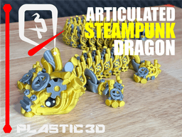 Steampunk Dragon Elder — The Seamless Clockwork Legend 3d model