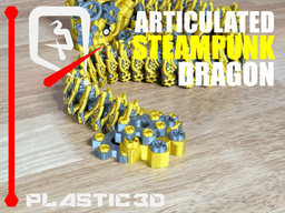 Steampunk Dragon Elder — The Seamless Clockwork Legend 3d model