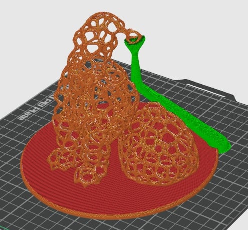 Voronoi Santa Claus 3d model