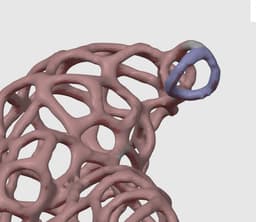 Voronoi Santa Claus 3d model