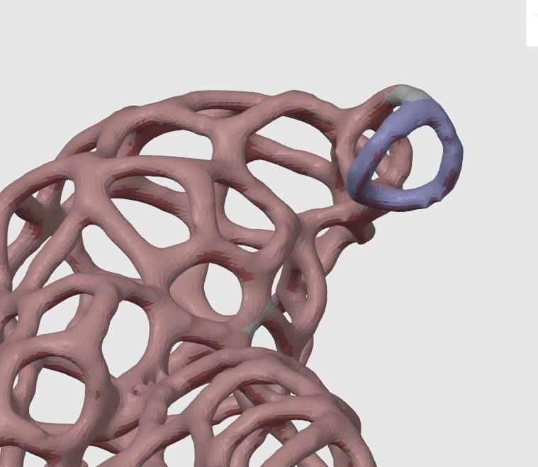 Voronoi Santa Claus 3d model