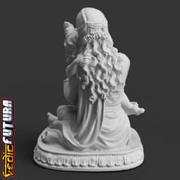 Yashoda with Krishna, Epitome of Motherly Love 3d model