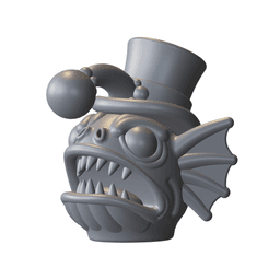 Squelchy Fish Pirate Kitbashing 32mm Tabletop Miniature Bits 3d model