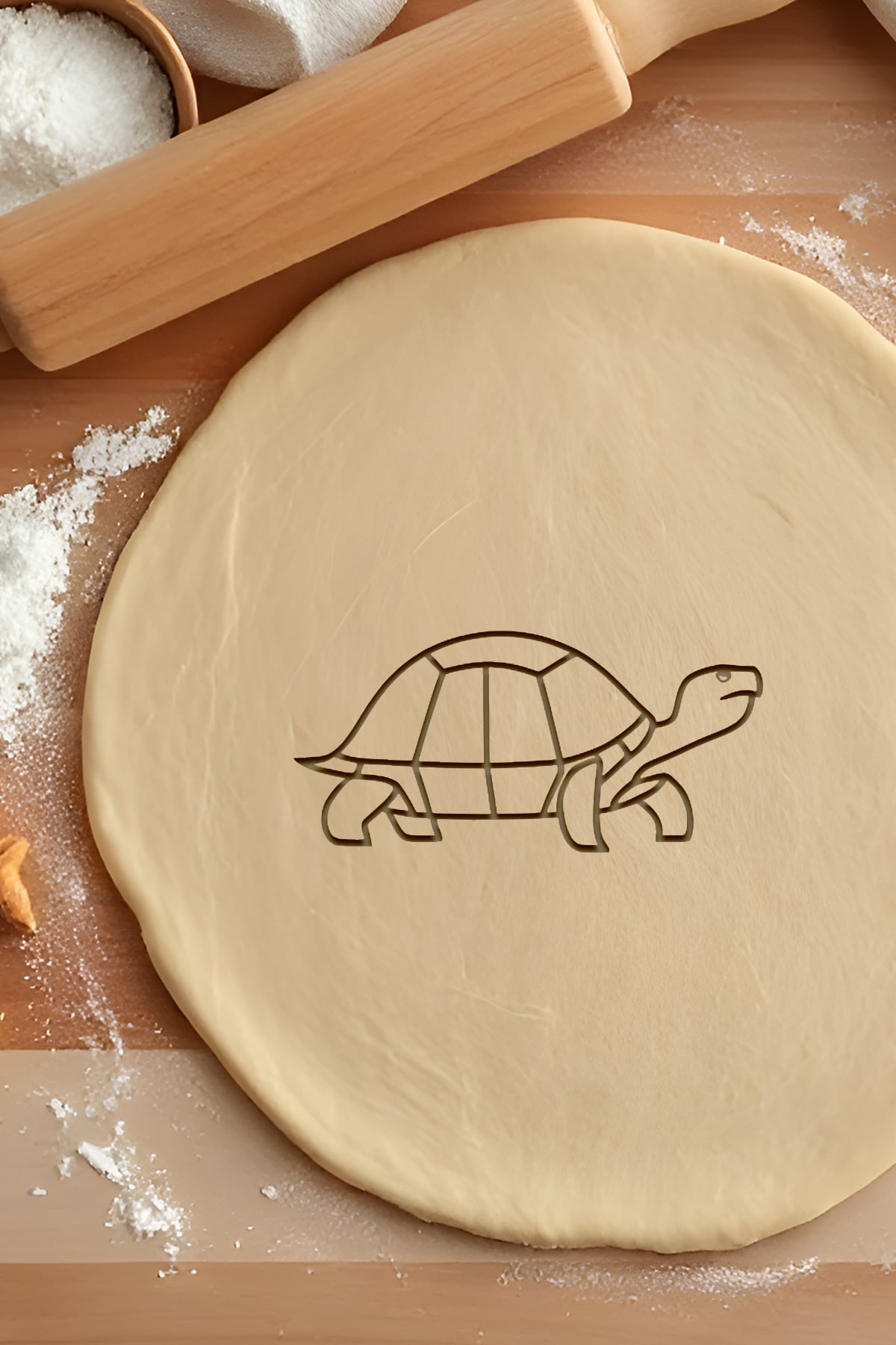 Turtle Cookie Cutter, Biscuit Cutter 3d model