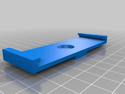 Schweizer Kennzeichenhalter vorne / Swiss license plate holder front 3d model